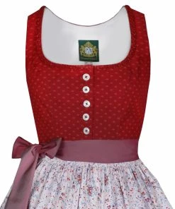Hammerschmid Langes Dirndl In Rot -Stockerpoint Verkaufsgeschäft hammerschmid langes dirndl in rot 3