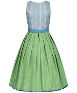 Hammerschmid Midi Dirndl In Blau -Stockerpoint Verkaufsgeschäft hammerschmid midi dirndl in blau 4