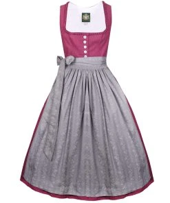 Hammerschmid Midi Dirndl In Bordeaux