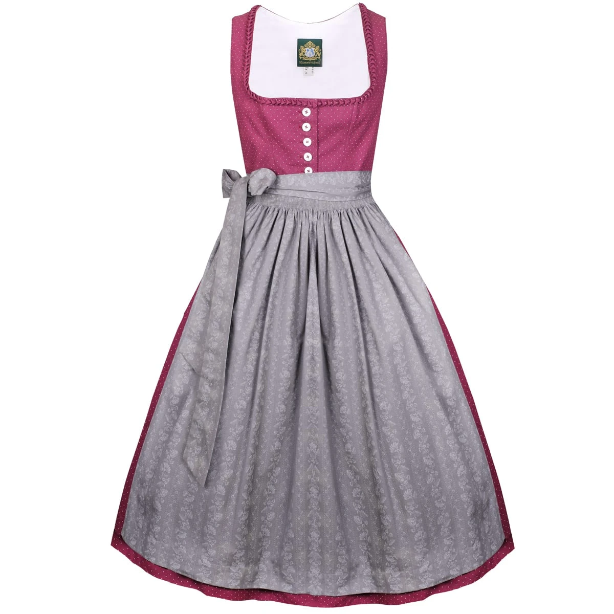 Hammerschmid Midi Dirndl In Bordeaux 3 Hammerschmid Midi Dirndl In Bordeaux