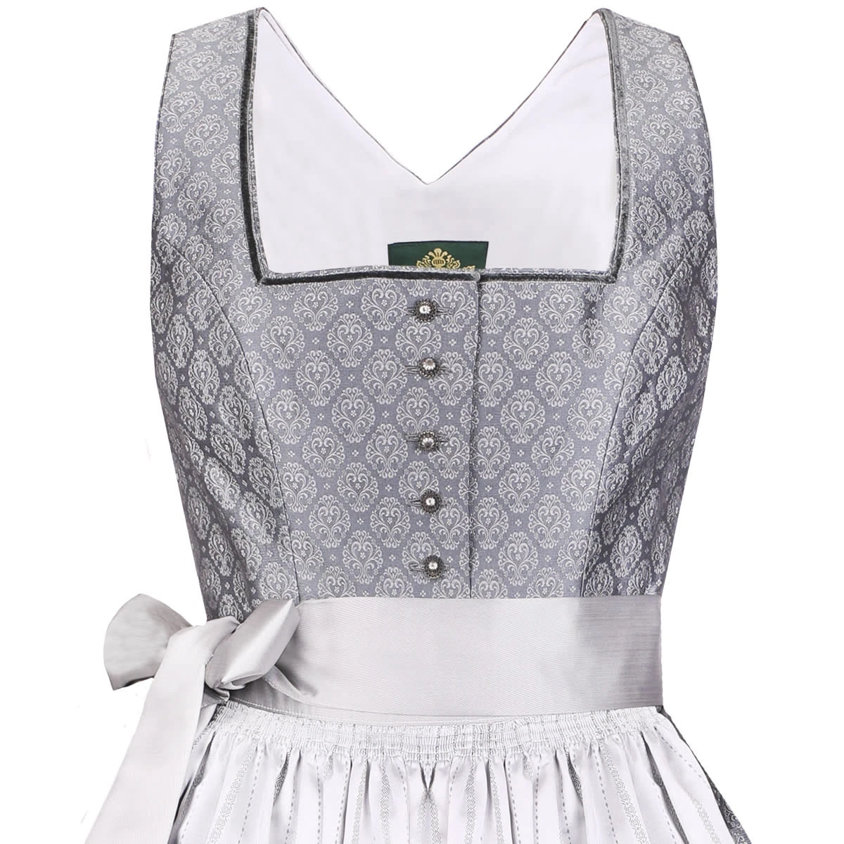 Hammerschmid Midi Dirndl In Grau 4 Hammerschmid Midi Dirndl In Grau – Bild 2