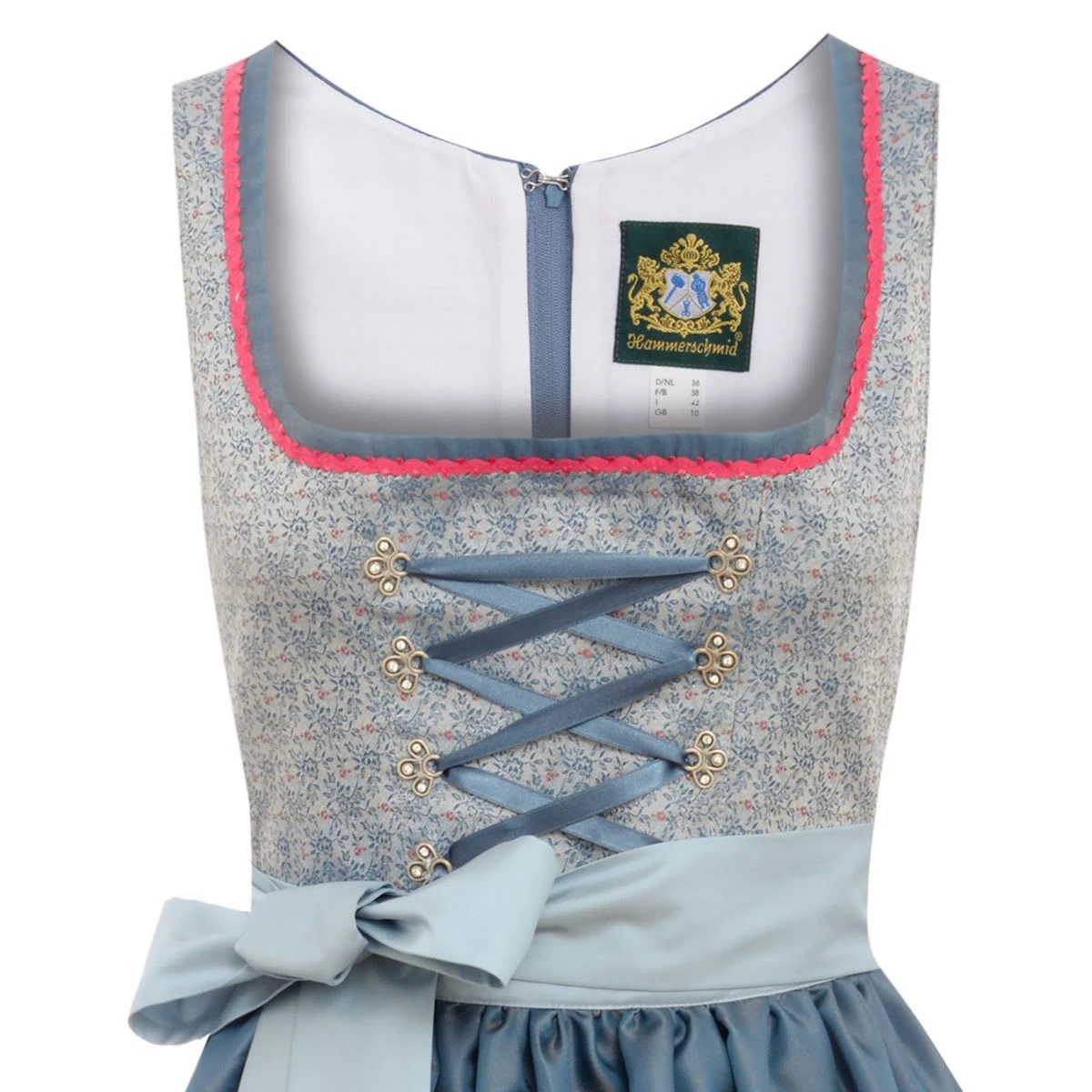 Hammerschmid Midi Dirndl In Hellblau 4 Hammerschmid Midi Dirndl In Hellblau – Bild 2