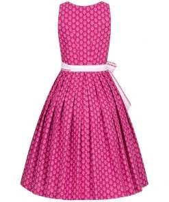 Hammerschmid Midi Dirndl In Pink -Stockerpoint Verkaufsgeschäft hammerschmid midi dirndl in pink 4
