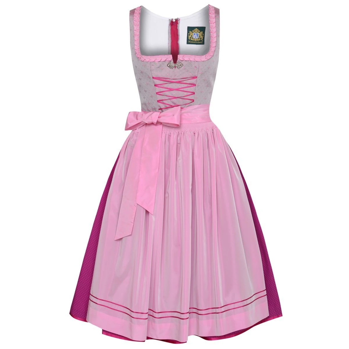 Hammerschmid Midi Dirndl In Rosa 3 Hammerschmid Midi Dirndl In Rosa