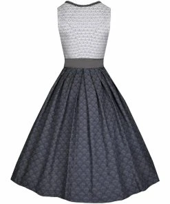 Hammerschmid Midi Dirndl In Silber -Stockerpoint Verkaufsgeschäft hammerschmid midi dirndl in silber 6