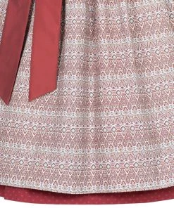 Hammerschmid Midi Dirndl In Weinrot -Stockerpoint Verkaufsgeschäft hammerschmid midi dirndl in weinrot 2