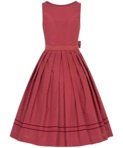 Hammerschmid Midi Dirndl In Weinrot -Stockerpoint Verkaufsgeschäft hammerschmid midi dirndl in weinrot 3