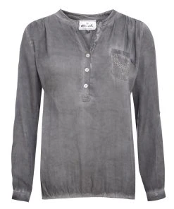 Hangowear Trachtenbluse In Grau