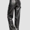 HELLO MISS Cargo Hose Coated Denim Leder Optik Stretch Pants Beschichtet In Schwarz 2 HELLO MISS Cargo Hose Coated Denim Leder Optik Stretch Pants Beschichtet In Schwarz -Stockerpoint Verkaufsgeschäft hello miss cargo hose coated denim leder optik stretch pants beschichtet in schwarz