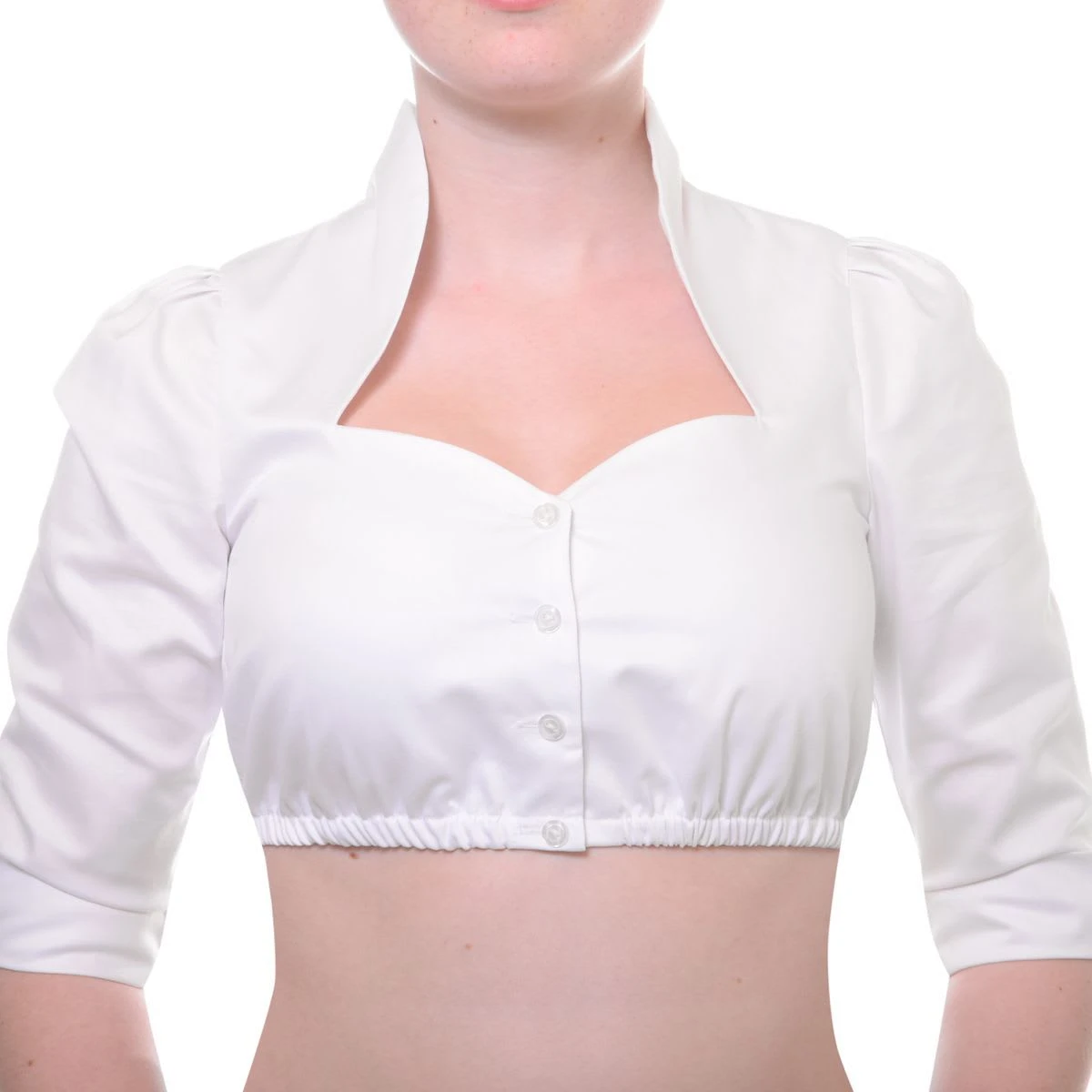 Hess Frackmann Dirndlbluse In Weiß 6 Hess Frackmann Dirndlbluse In Weiß – Bild 4