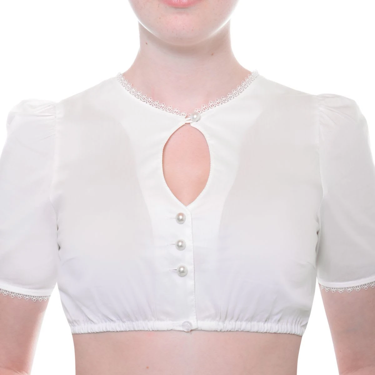 Krüger Collection Dirndlbluse In Ecru 4 Krüger Collection Dirndlbluse In Ecru – Bild 2