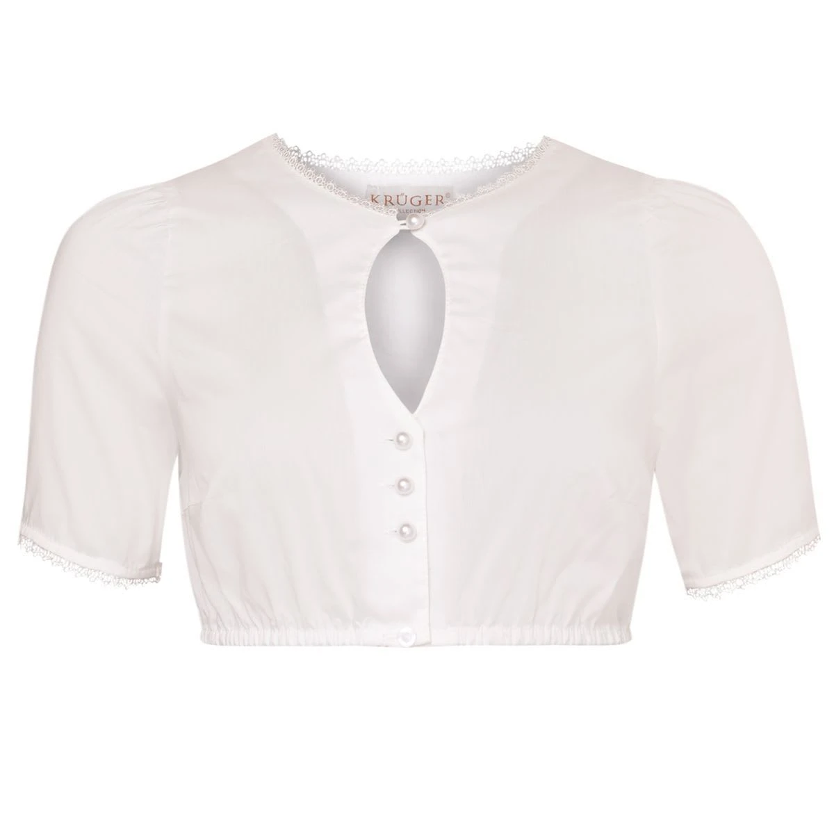 Krüger Collection Dirndlbluse In Ecru 3 Krüger Collection Dirndlbluse In Ecru