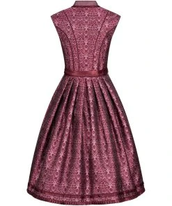 Krüger Collection Midi Dirndl In Bordeaux -Stockerpoint Verkaufsgeschäft kruger collection midi dirndl in bordeaux 4