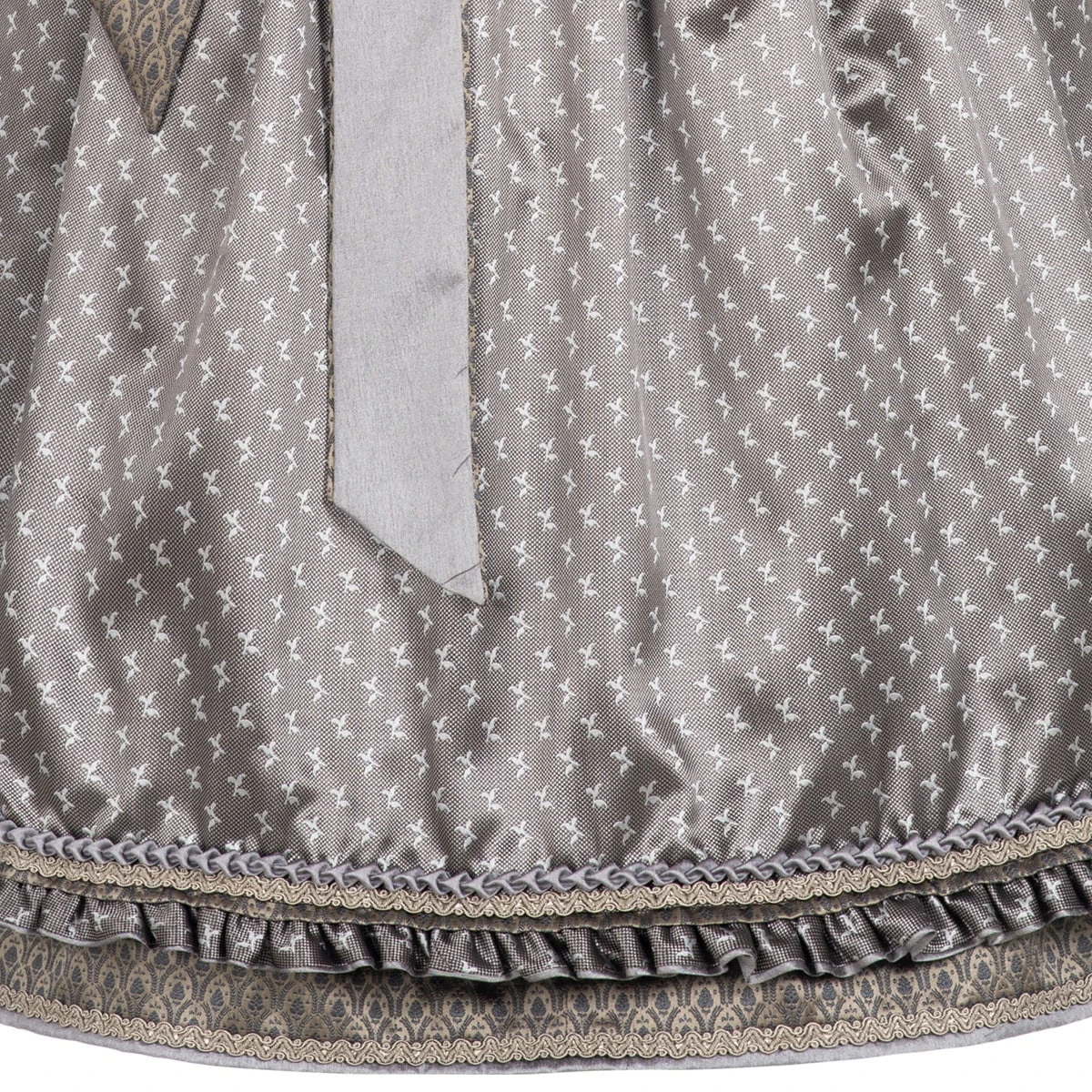 Krüger Collection Midi Dirndl In Grau 7 Krüger Collection Midi Dirndl In Grau – Bild 5