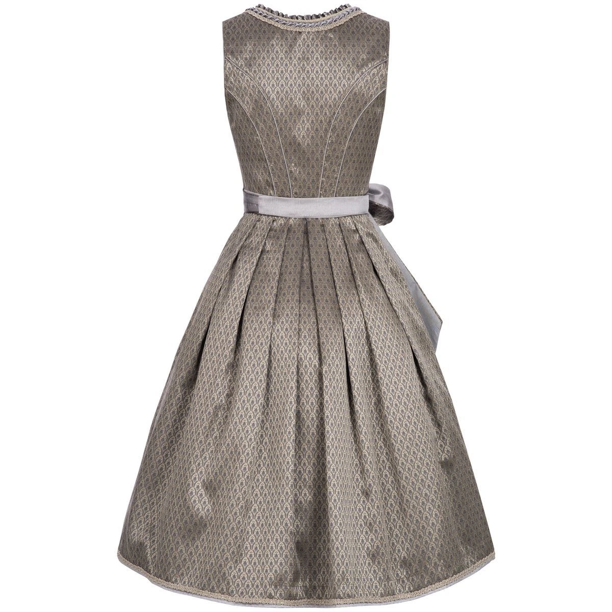Krüger Collection Midi Dirndl In Grau 8 Krüger Collection Midi Dirndl In Grau – Bild 6