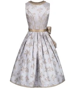 Krüger Collection Midi Dirndl In Hellgrau -Stockerpoint Verkaufsgeschäft kruger collection midi dirndl in hellgrau 4