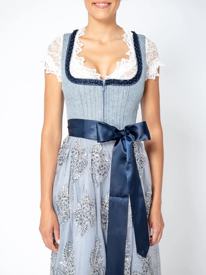 Krüger Dirndl Dirndl "Skye" In Hellblau 5 Krüger Dirndl Dirndl "Skye" In Hellblau – Bild 3