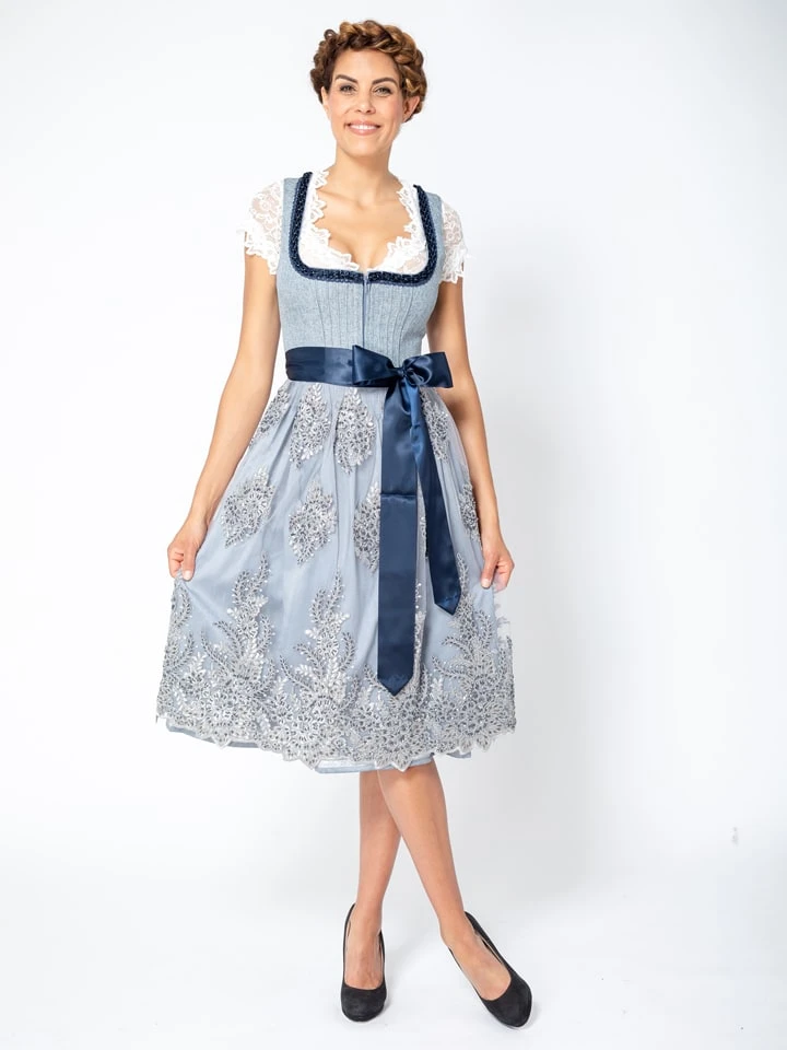 Krüger Dirndl Dirndl "Skye" In Hellblau 6 Krüger Dirndl Dirndl "Skye" In Hellblau – Bild 4