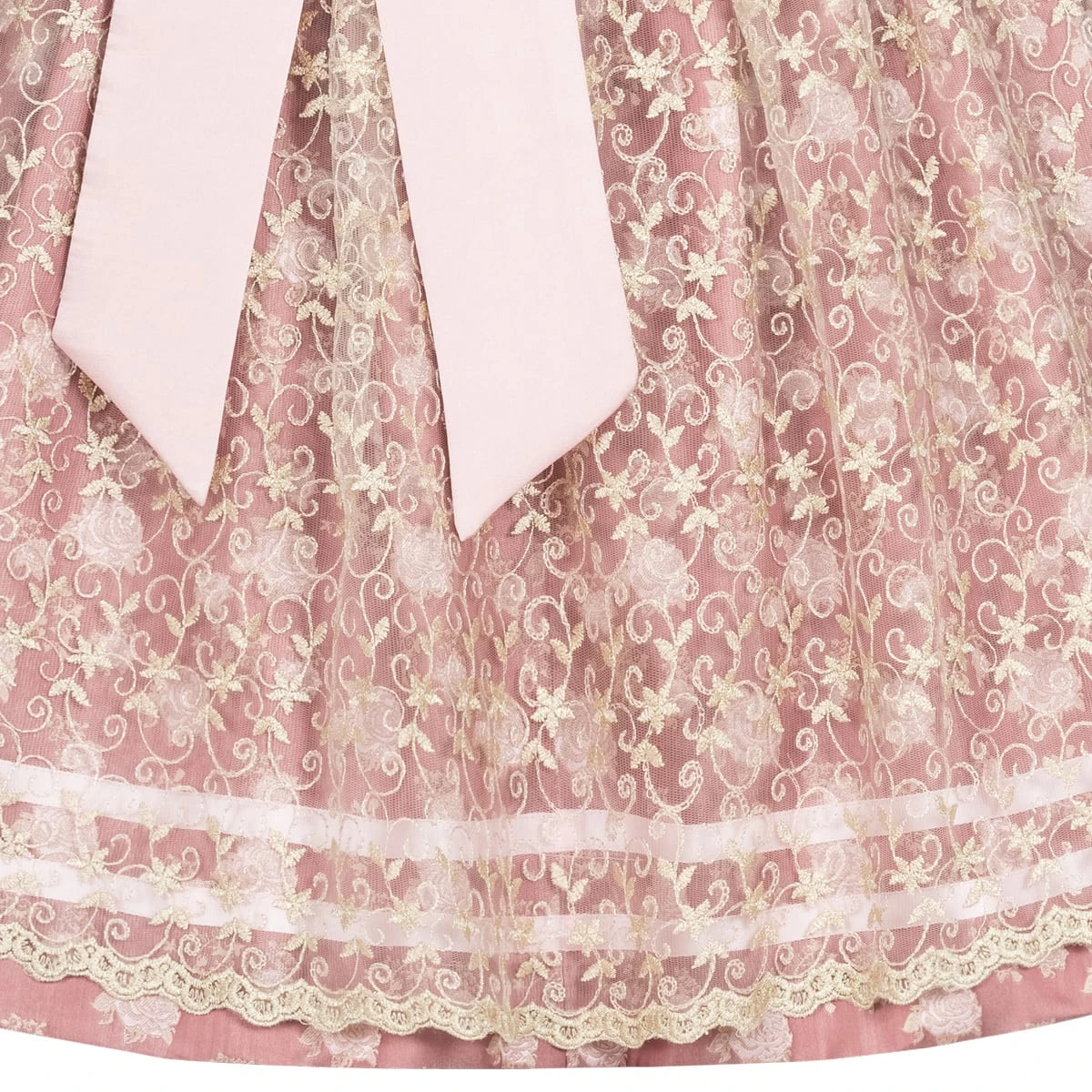 Krüger Dirndl Midi Dirndl In Rose 7 Krüger Dirndl Midi Dirndl In Rose – Bild 5