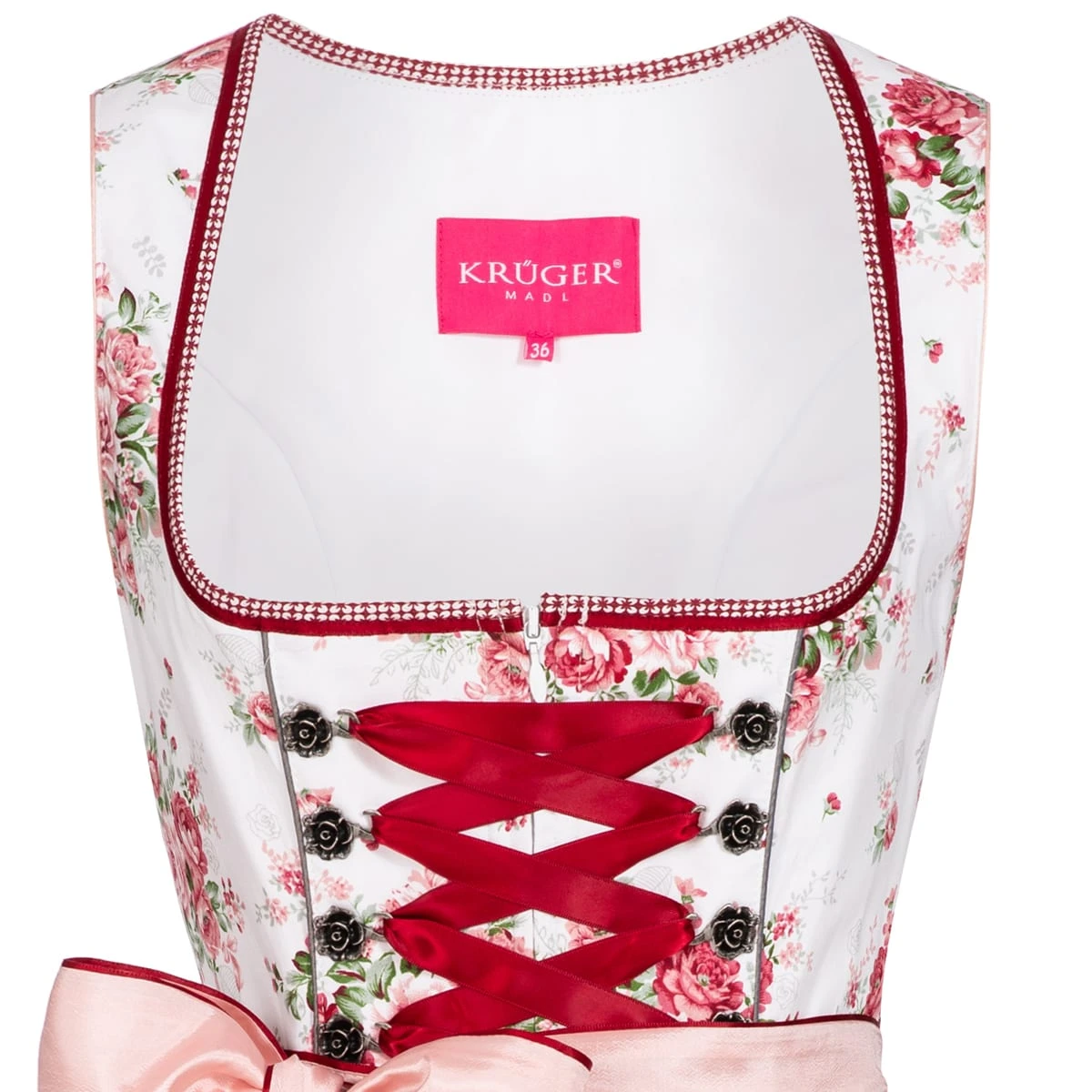 Krüger Dirndl Mini Dirndl In Weiß 5 Krüger Dirndl Mini Dirndl In Weiß – Bild 3