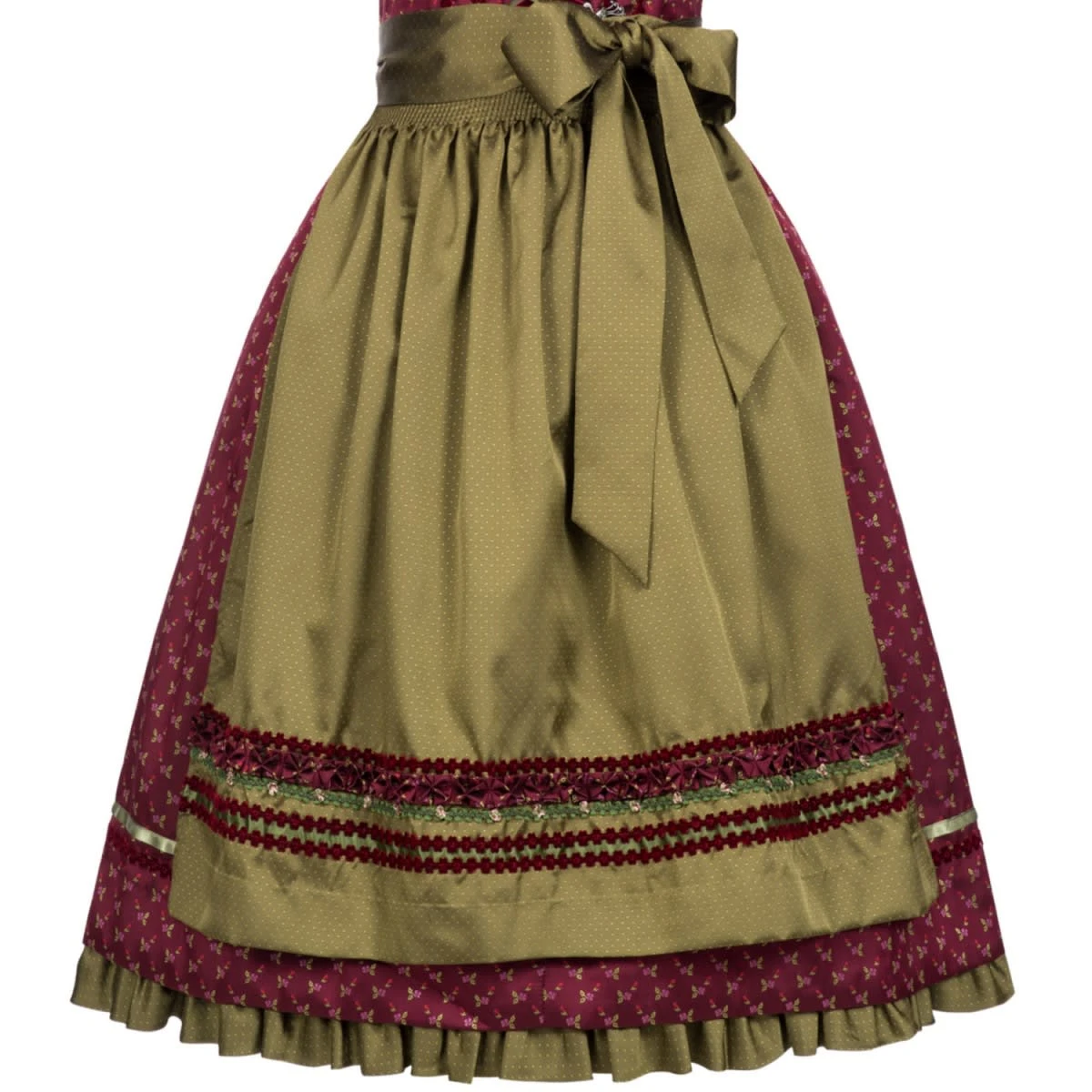 Krüger Feelings Midi Dirndl In Rot 6 Krüger Feelings Midi Dirndl In Rot – Bild 4