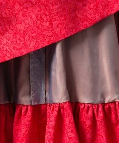 LENI VON CS Midi-Dirndl "Jasmin" In Rot/ Creme -Stockerpoint Verkaufsgeschäft leni von cs midi dirndl jasmin in rot creme 3