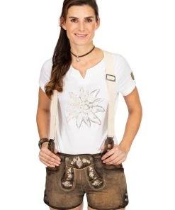 Maddox Lederhose Kurz GRUENSEE Ziller METIS Hellbraun