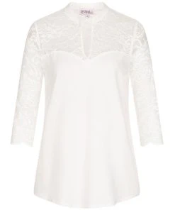 MarJo Bluse In Weiß -Stockerpoint Verkaufsgeschäft marjo bluse in weiss 2