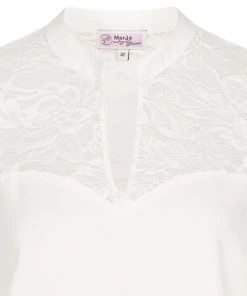 MarJo Bluse In Weiß -Stockerpoint Verkaufsgeschäft marjo bluse in weiss 3