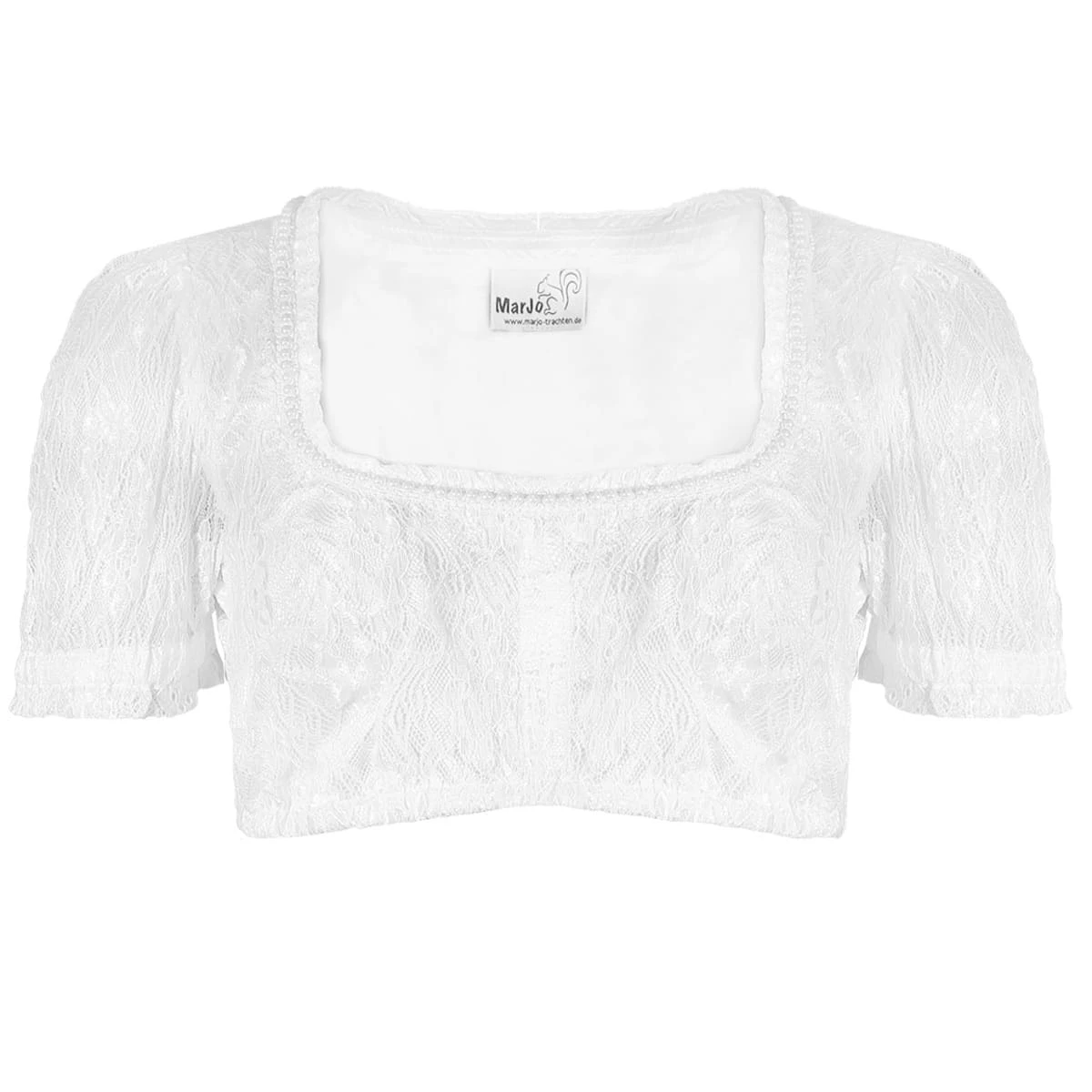 MarJo Dirndlbluse In Weiß 3 MarJo Dirndlbluse In Weiß