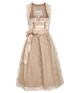 MarJo Midi Dirndl In Beige