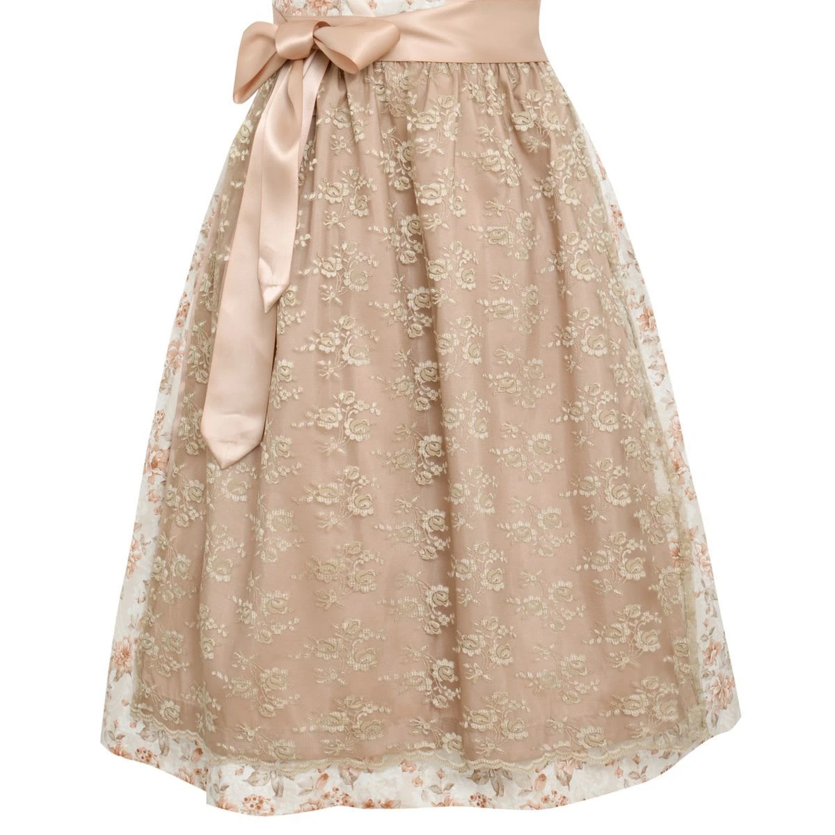 MarJo Midi Dirndl In Beige 5 MarJo Midi Dirndl In Beige – Bild 3