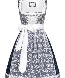 MarJo Midi Dirndl In Dunkelblau