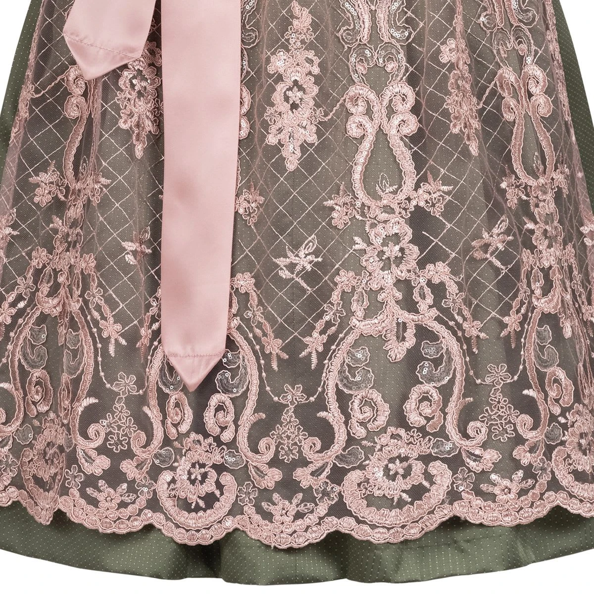 MarJo Midi Dirndl In Grün 6 MarJo Midi Dirndl In Grün – Bild 4