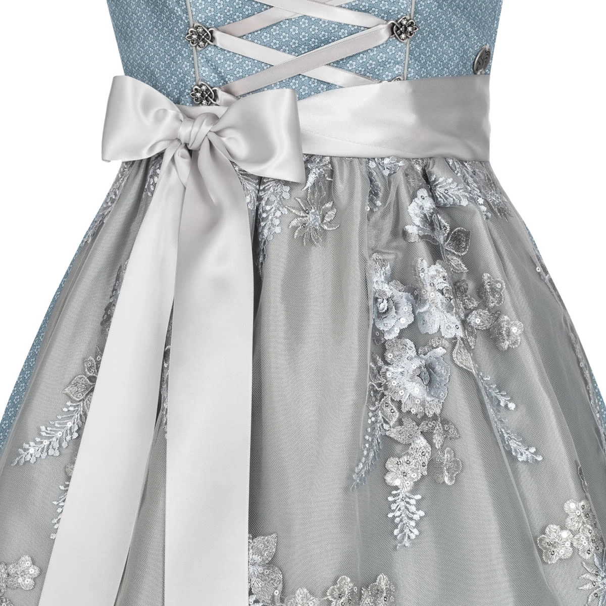 MarJo Midi Dirndl In Hellblau 6 MarJo Midi Dirndl In Hellblau – Bild 4