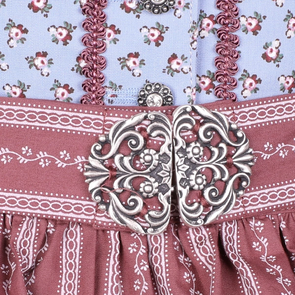 MarJo Midi Dirndl In Hellblau 6 MarJo Midi Dirndl In Hellblau – Bild 4