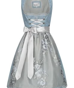 MarJo Midi Dirndl In Hellblau