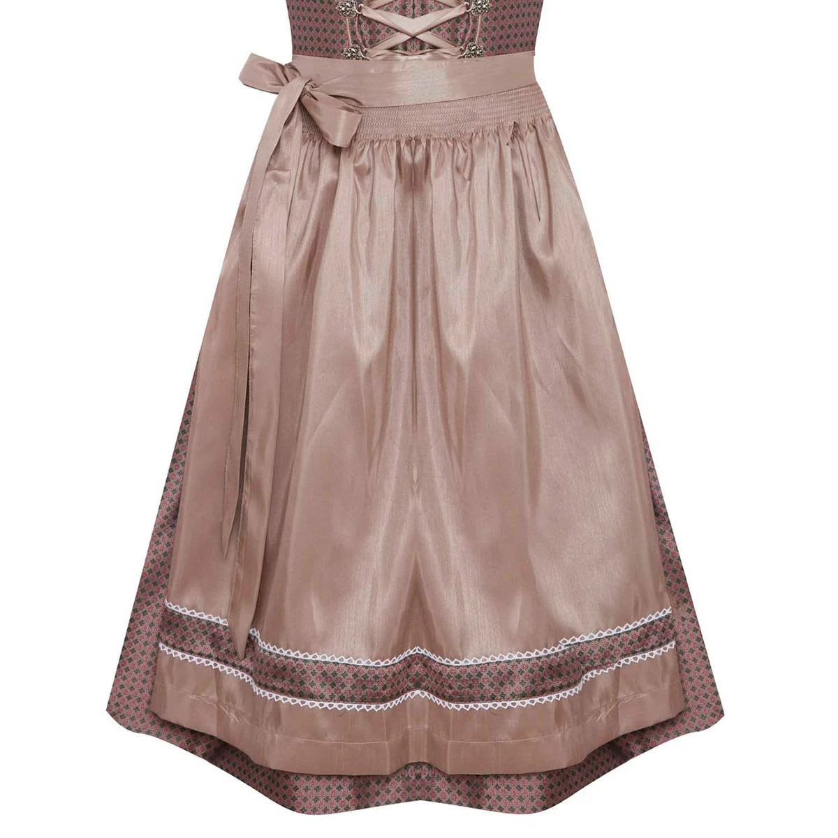 MarJo Midi Dirndl In Hellbraun 7 MarJo Midi Dirndl In Hellbraun – Bild 5