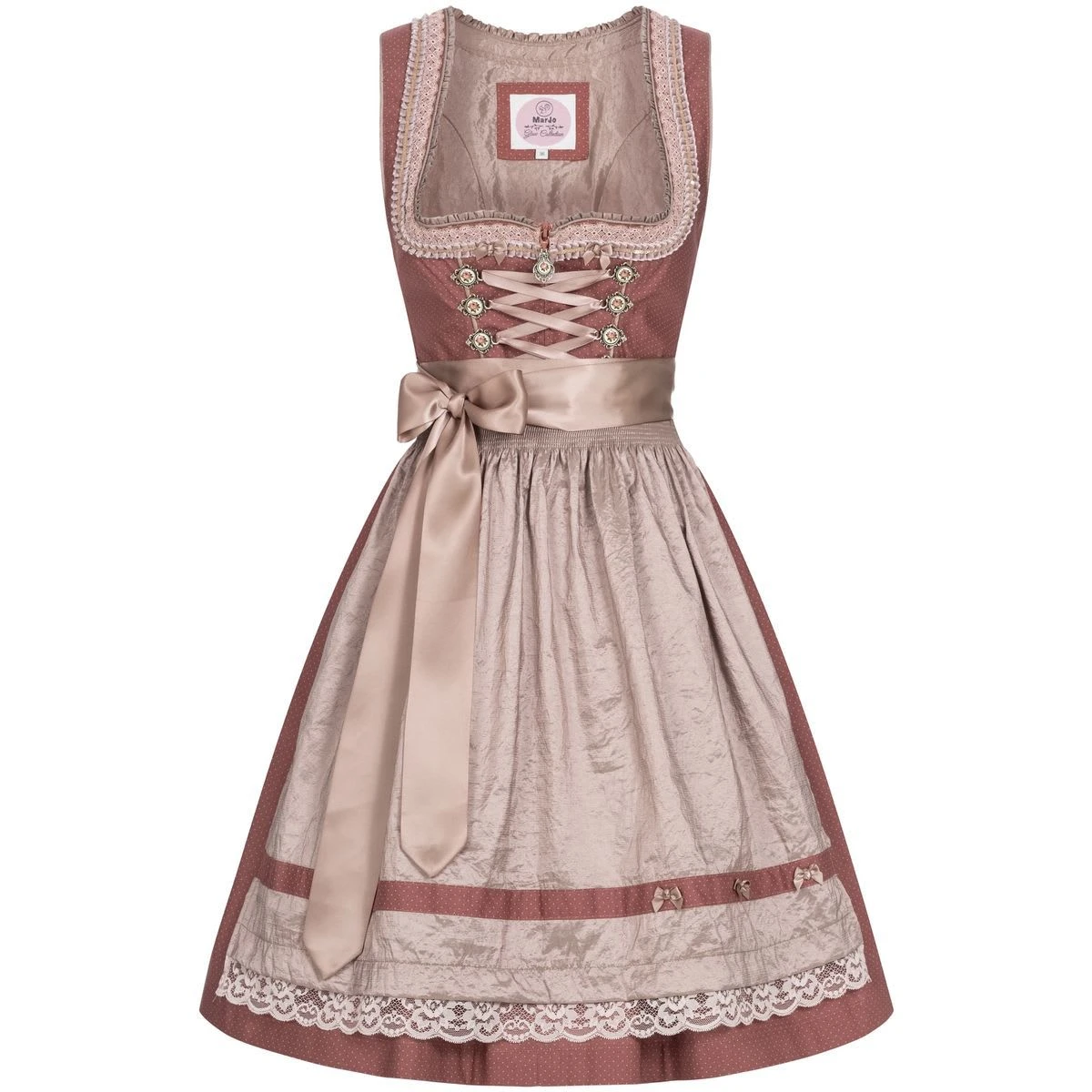 MarJo Midi Dirndl In Mauve 4 MarJo Midi Dirndl In Mauve – Bild 2