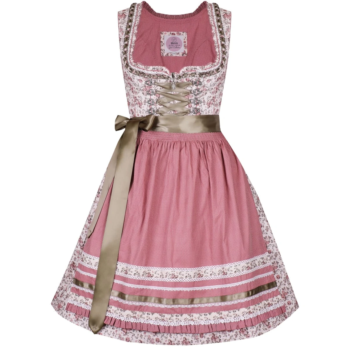 MarJo Midi Dirndl In Rosa 4 MarJo Midi Dirndl In Rosa – Bild 2