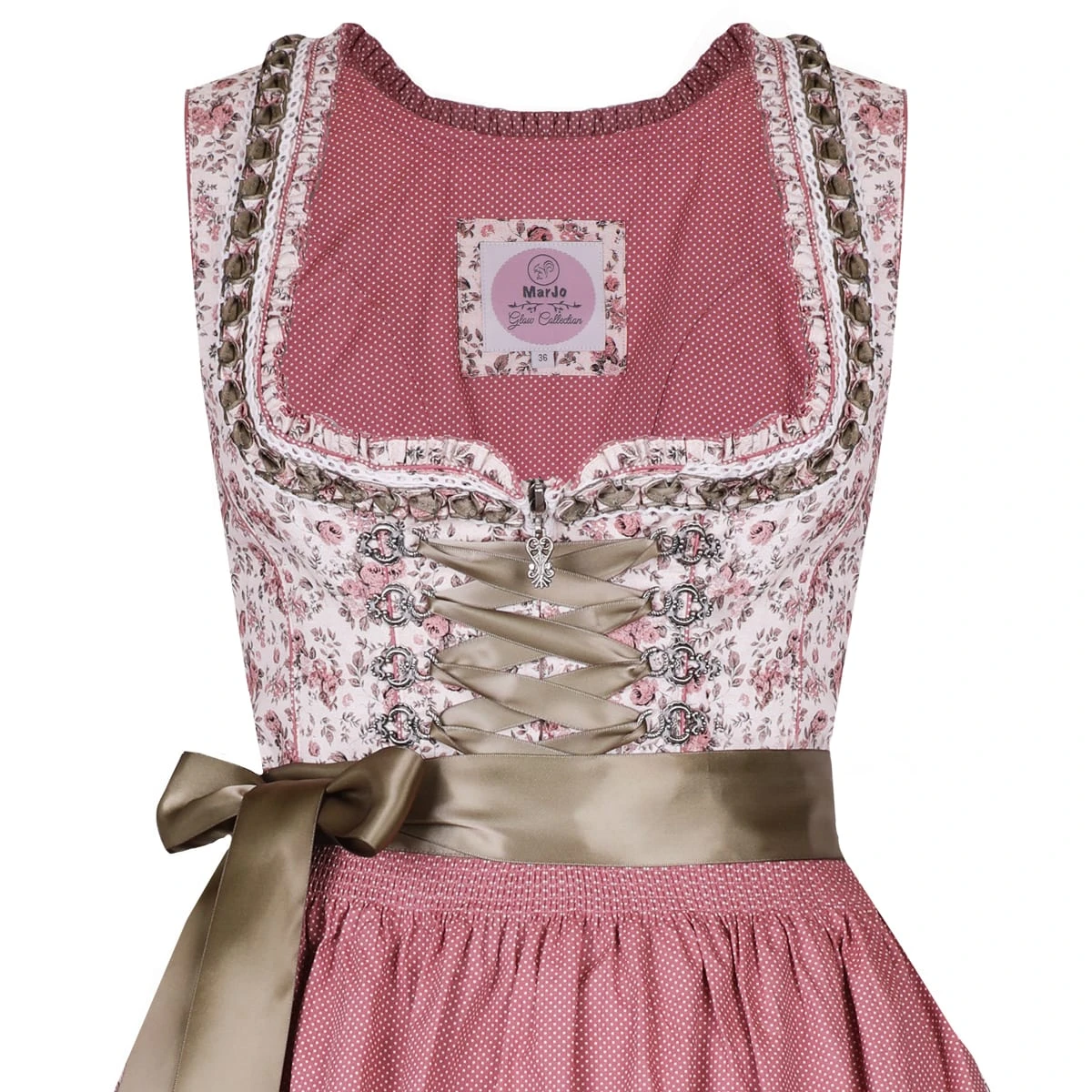 MarJo Midi Dirndl In Rosa 5 MarJo Midi Dirndl In Rosa – Bild 3