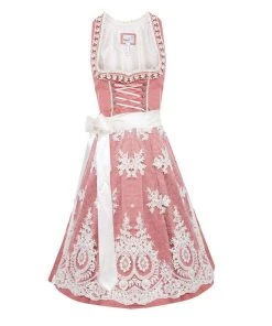 MarJo Midi Dirndl In Rosa