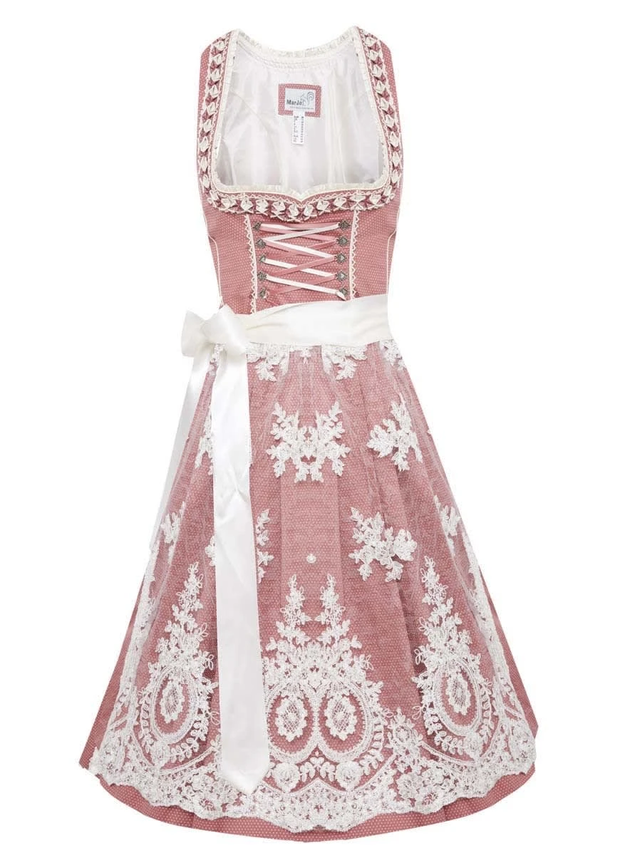 MarJo Midi Dirndl In Rosa 4 MarJo Midi Dirndl In Rosa – Bild 2