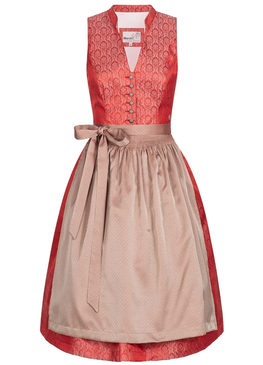 MarJo Midi Dirndl In Rot 3 MarJo Midi Dirndl In Rot