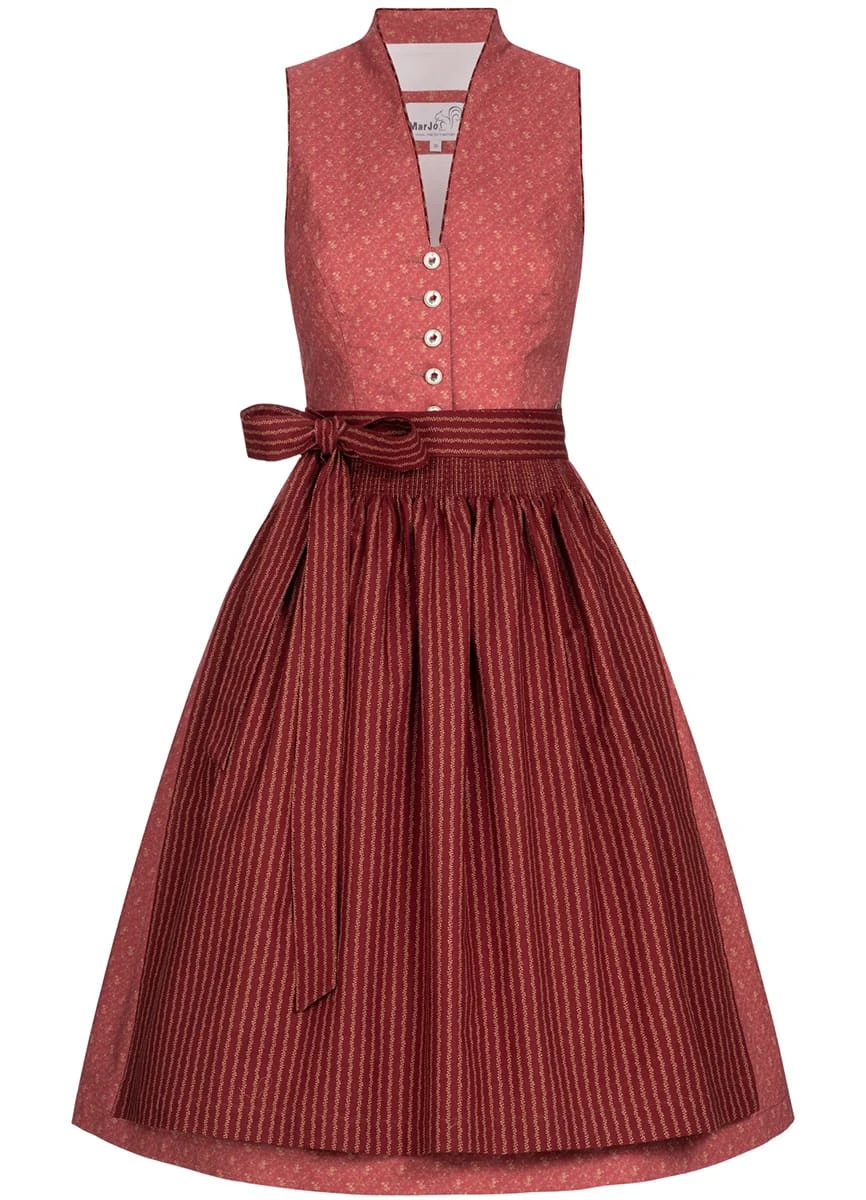 MarJo Midi Dirndl In Rot 3 MarJo Midi Dirndl In Rot