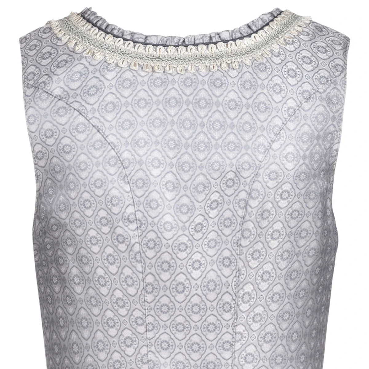 MarJo Midi Dirndl In Silber 6 MarJo Midi Dirndl In Silber – Bild 4