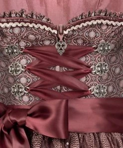 MarJo Midi Dirndl In Weinrot -Stockerpoint Verkaufsgeschäft marjo midi dirndl in weinrot 1