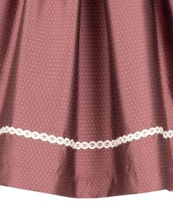 MarJo Midi Dirndl In Weinrot -Stockerpoint Verkaufsgeschäft marjo midi dirndl in weinrot 4