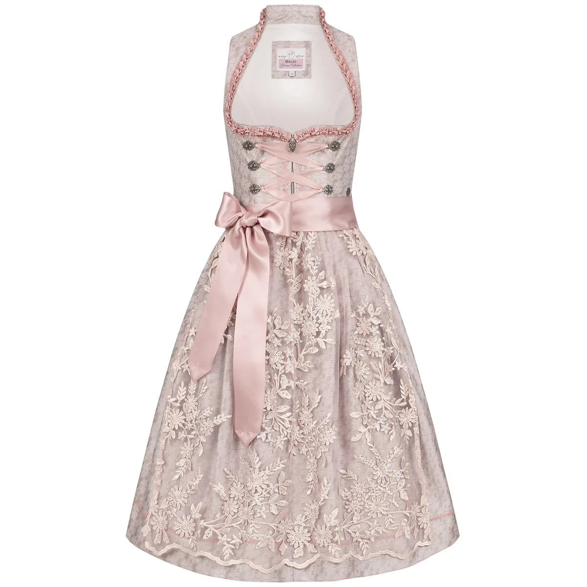 MarJo Midi Dirndl Josefa In Grau 3 MarJo Midi Dirndl Josefa In Grau