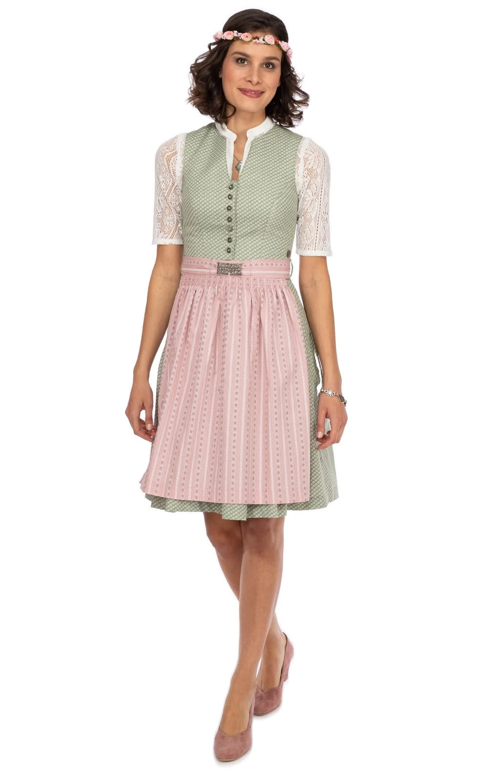 MarJo Mini Dirndl 2tlg. 58cm SELENE Mint 7 MarJo Mini Dirndl 2tlg. 58cm SELENE Mint – Bild 5